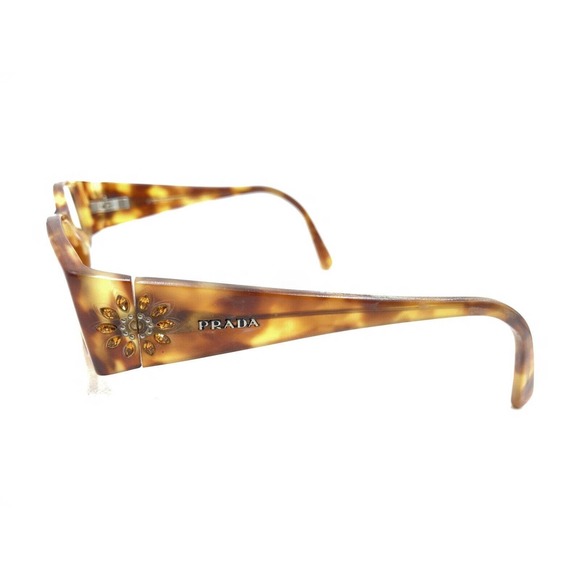 Prada VPR 18H 4BW-1O1 Tortoise Brown Eyeglasses Frames 54-15 135 Italy Designer - Picture 7 of 12